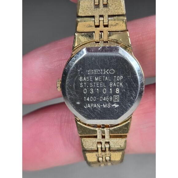 Vintage Seiko‎ Quartz Ladies  Gold Plated Wristwatch - Picture 5 of 13